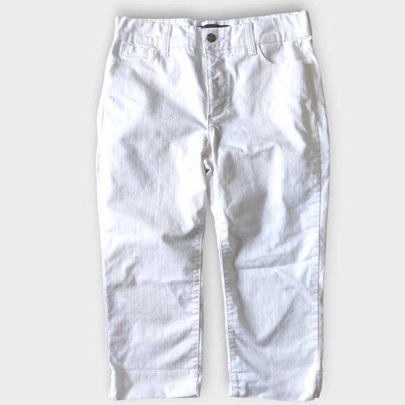 Not‎ Your Daughter Womens Jeans Sz 8 White Crop - Picture 1 of 9
